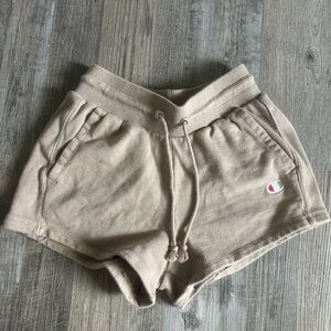 Champion Women's Tan Drawstring Shorts